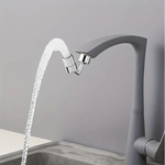 Casa si Gradina - Sanitare - Instalatii hidro - Robineti - Extensie pentru Robinet cu Rotire 360 de Grade din Otel Inoxidabil si 2 Moduri de Folosire 5,7 x 5,4 cm G Glixicom® - Infinity.ro