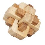 Jucarii, Copii si Bebe - Jucarii si jocuri - Jucarii & jocuri educative - Jocuri de memorie si inteligenta - Joc logic IQ din lemn bambus in cutie metalica-5 - Infinity.ro