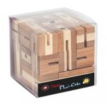 Jucarii, Copii si Bebe - Jucarii si jocuri - Jucarii & jocuri educative - Jocuri de memorie si inteligenta - Joc logic puzzle 3D din bambus Flexi-cub - Infinity.ro