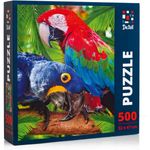 Jucarii, Copii si Bebe - Jucarii si jocuri - Jocuri si puzzle - Puzzle - Puzzle Parrots, 32 x 47 cm, 500 piese De.tail DT500-01 - Infinity.ro