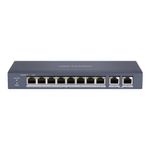 PC, gaming si accesorii - Retelistica - Switch-uri - Switch-uri fara management - SWITCHSwitch 8 porturi PoE'2 porturi uplink RJ45 Gigabit - HIKVISION DS-3E0310P-E-M - Infinity.ro