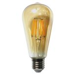 Casa si Gradina - Corpuri si surse de iluminat - Becuri si tuburi neon - Becuri - Bec LED Filament Amber E27/4 W/480 lm/2500 K ST58 - Infinity.ro