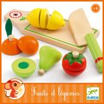 Jucarii, Copii si Bebe - Jucarii si jocuri - Jucarii de rol - Bucatarii copii - Fructe si legume de feliat Djeco - Infinity.ro