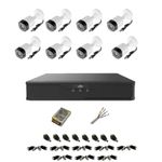 Casa si Gradina - Electrice - Smart Home - Camere de supraveghere - Sistem complet 8 camere supraveghere exterior FULL HD 20 m IR, DVR 8 canale, accesorii - Infinity.ro