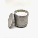 Casa si Gradina - Decoratiuni - Aromaterapie si lumanari - Lumanari si candele - Lumanare Parfumata decorativa – Tranquility, Clasic Grey, Lamaie, Cocaza negre, Lemongrass, 170 g - Infinity.ro