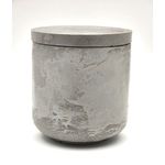 Casa si Gradina - Decoratiuni - Aromaterapie si lumanari - Lumanari si candele - Lumanare Parfumata decorativa – Tranquility, Clasic Grey, Lamaie, Cocaza negre, Lemongrass, 170 g - Infinity.ro