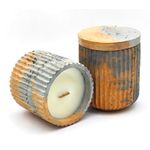 Casa si Gradina - Decoratiuni - Aromaterapie si lumanari - Lumanari si candele - Lumanare Parfumata Decorativa-Garden escape, Riffles, Lacrimioara, Liliac, Para, Vanilie, 165 g - Infinity.ro