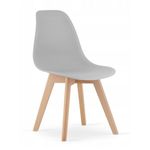 Casa si Gradina - Mobilier - Scaune si fotolii - Scaune - Scaun bucatarie/living, Artool, Kito, PP, lemn, gri, 46 x 54.5 x 80 cm - Infinity.ro