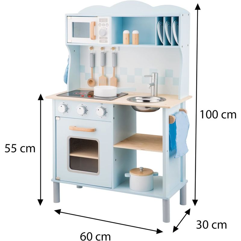 Jucarii, Copii si Bebe - Jucarii si jocuri - Jucarii de rol - Bucatarii copii - Bucatarie Bon appetit - Modern Electric Cooking Albastru - Infinity.ro