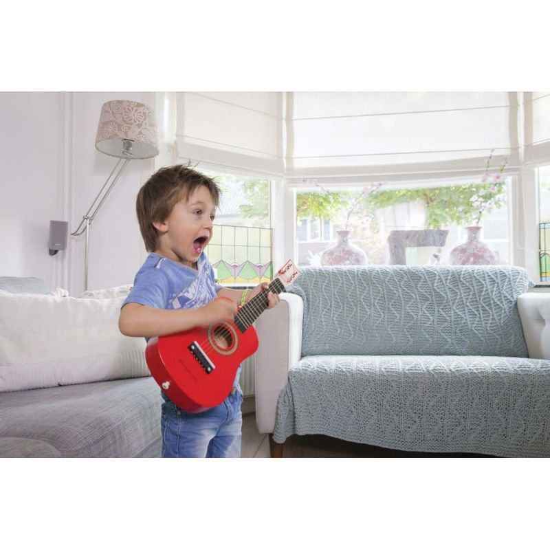 Jucarii, Copii si Bebe - Jucarii si jocuri - Jucarii de rol - Instrumente muzicale de jucarie - Chitara rosie - Infinity.ro