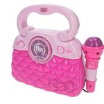 Jucarii, Copii si Bebe - Jucarii si jocuri - Jucarii de rol - Instrumente muzicale de jucarie - Geanta cu microfon si amplificator Hello Kitty NEW - Infinity.ro