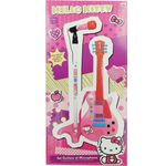 Jucarii, Copii si Bebe - Jucarii si jocuri - Jucarii de rol - Instrumente muzicale de jucarie - Set chitara si microfon roz Hello Kitty - Infinity.ro