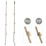 Jucarii, Copii si Bebe - Jucarii si jocuri - Jucarii de exterior - Spatii de joaca si accesorii - Sfoara catarat cu noduri Polypropylena PP25 - Infinity.ro