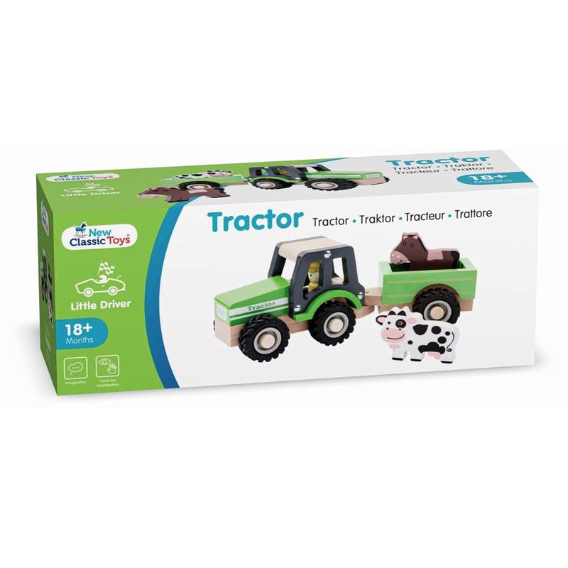 Jucarii, Copii si Bebe - Jucarii si jocuri - Vehicule si jucarii cu telecomanda - Utilaje constructie de jucarie - Tractor cu trailer - animale - Infinity.ro