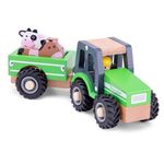 Jucarii, Copii si Bebe - Jucarii si jocuri - Vehicule si jucarii cu telecomanda - Utilaje constructie de jucarie - Tractor cu trailer - animale - Infinity.ro