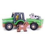 Jucarii, Copii si Bebe - Jucarii si jocuri - Vehicule si jucarii cu telecomanda - Utilaje constructie de jucarie - Tractor cu trailer - animale - Infinity.ro