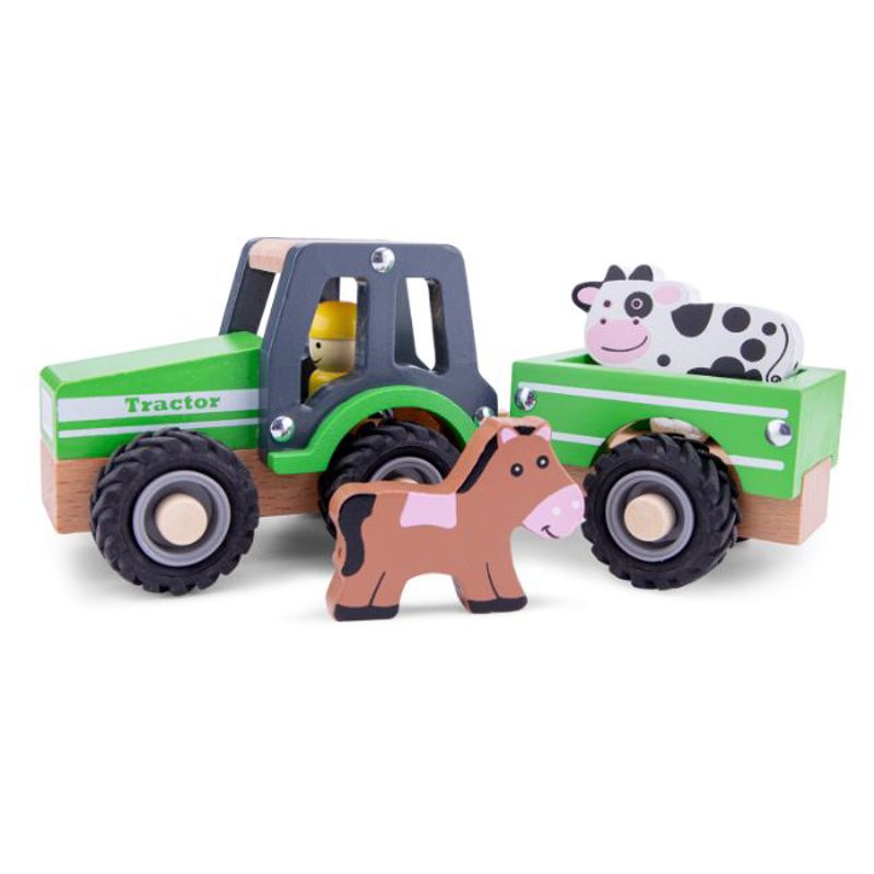 Jucarii, Copii si Bebe - Jucarii si jocuri - Vehicule si jucarii cu telecomanda - Utilaje constructie de jucarie - Tractor cu trailer - animale - Infinity.ro