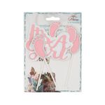 Casa si Gradina - Decoratiuni - Decoratiuni petrecere - Accesorii pentru petrecere - Cake Topper tort mesaj It's A Girl - Infinity.ro