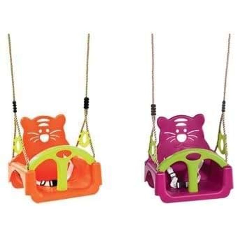 Jucarii, Copii si Bebe - Jucarii si jocuri - Jucarii de exterior - Spatii de joaca si accesorii - Leagan Trix Mov Verde - Infinity.ro