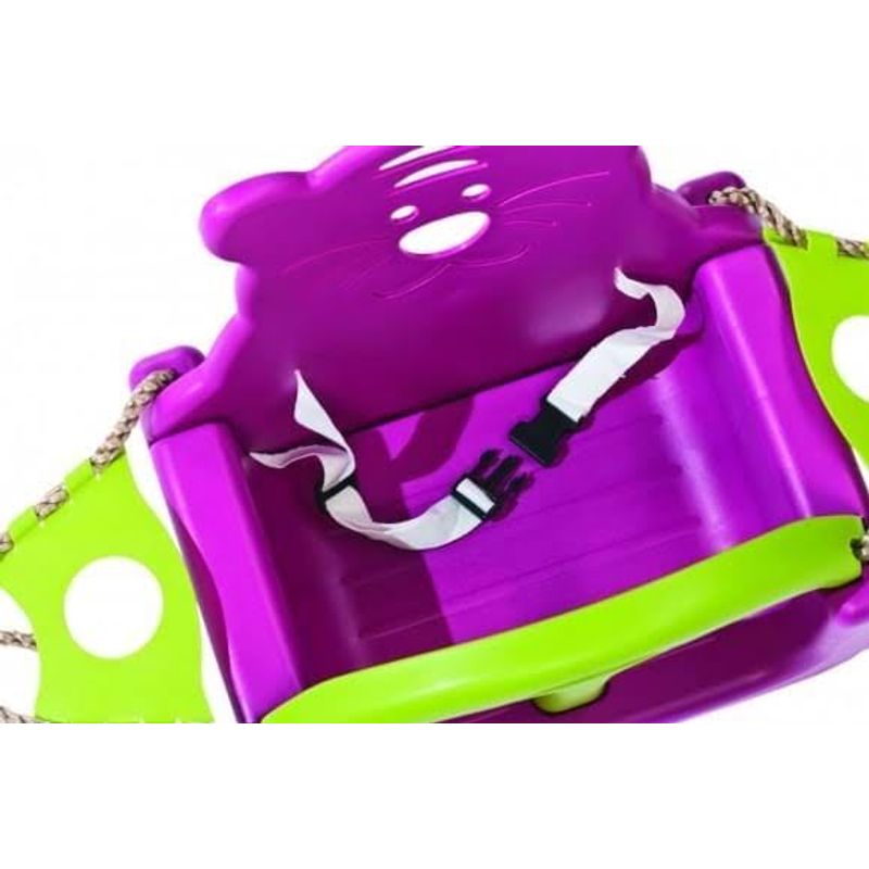 Jucarii, Copii si Bebe - Jucarii si jocuri - Jucarii de exterior - Spatii de joaca si accesorii - Leagan Trix Mov Verde - Infinity.ro