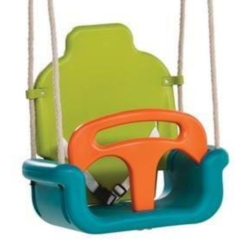 Jucarii, Copii si Bebe - Jucarii si jocuri - Jucarii de exterior - Spatii de joaca si accesorii - Leagan Growing PP10 Lime Green/Turquoise/Orange - Infinity.ro