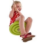 Jucarii, Copii si Bebe - Jucarii si jocuri - Jucarii de exterior - Spatii de joaca si accesorii - Leagan rotund din plastic, Monkey PP10 - Lime Green - Infinity.ro