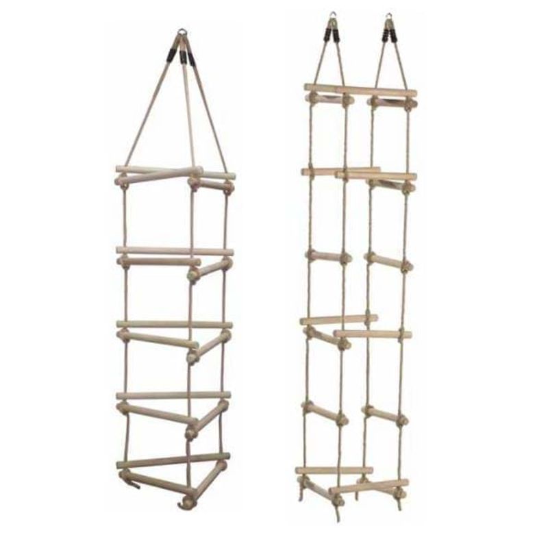 Jucarii, Copii si Bebe - Jucarii si jocuri - Jucarii de exterior - Spatii de joaca si accesorii - Scara din franghie cu mai multe laturi Cu 3 laturi - Infinity.ro