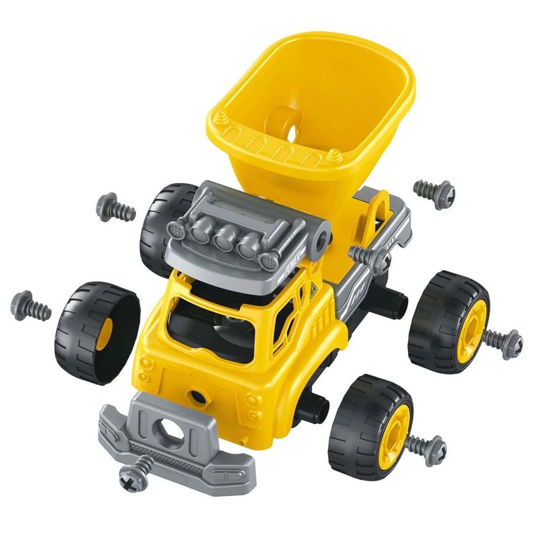 Jucarii, Copii si Bebe - Jucarii si jocuri - Vehicule si jucarii cu telecomanda - Masinute - Set constructie Camion Autobasculanta si Excavator cu radiocomanda - Infinity.ro