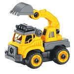 Jucarii, Copii si Bebe - Jucarii si jocuri - Vehicule si jucarii cu telecomanda - Masinute - Set constructie Camion Autobasculanta si Excavator cu radiocomanda - Infinity.ro