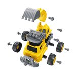 Jucarii, Copii si Bebe - Jucarii si jocuri - Vehicule si jucarii cu telecomanda - Masinute - Set constructie Camion Autobasculanta si Excavator cu radiocomanda - Infinity.ro