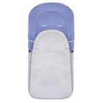 Casa si Gradina - Textile si covoare - Pături și cuverturi - Saci de dormit copii - Sac de dormit pentru copii, bebelusi, cu husa, gri si albastru, 90 x 43/35 cm, Springos - Infinity.ro