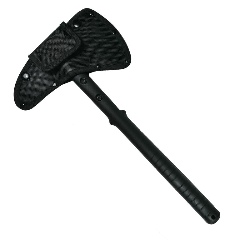 Casa si Gradina - Bucatarie si vesela - Vesela si tacamuri - Cutite si seturi de cutite - Set Cutit de vanatoare cu doua taisuri si doua Toporare Survivor, IdeallStore®, otel inoxidabil - Infinity.ro
