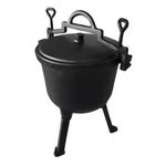 Casa si Gradina - Bucatarie si vesela - Vase pentru gatit - Oale si cratite - Ceaun fonta, tip cazan, sub presiune, 10 l - Infinity.ro