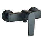 Casa si Gradina - Sanitare - Lavoar baie si accesorii - Baterii sanitare - Baterie cada PLATO PLT11, monocomanda, finisaj negru mat - Infinity.ro