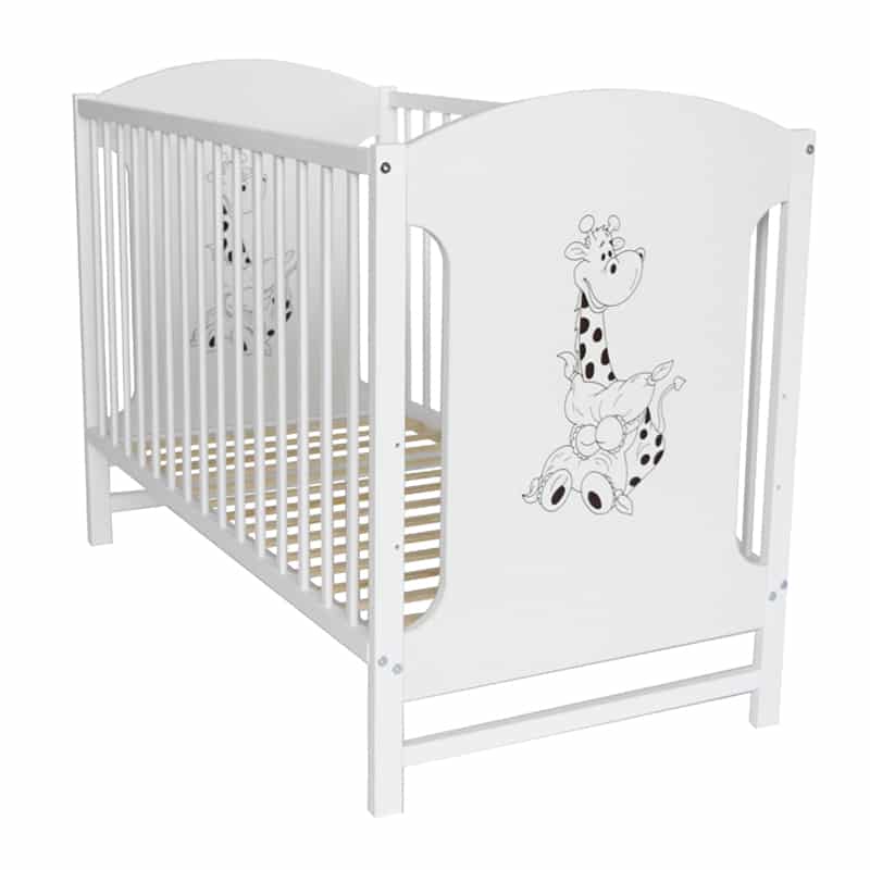 Casa si Gradina - Mobilier - Mobilier copii - Patuturi copii - Patut pentru bebelusi, 120×60 cm, Paula + Saltea Cocos - Infinity.ro