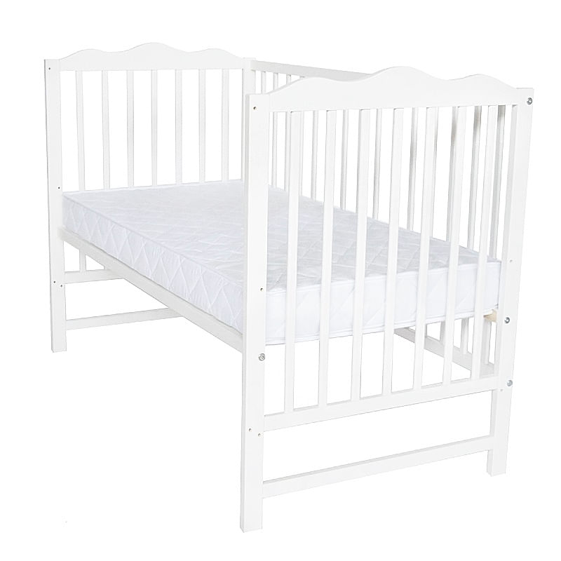 Casa si Gradina - Mobilier - Mobilier copii - Patuturi copii - Patut pentru bebelusi, 120×60 cm, Laura + Saltea Cocos - Infinity.ro