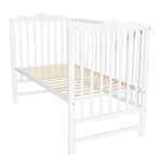 Casa si Gradina - Mobilier - Mobilier copii - Patuturi copii - Patut pentru bebelusi din lemn masiv, 120×60 cm, Laura - Infinity.ro