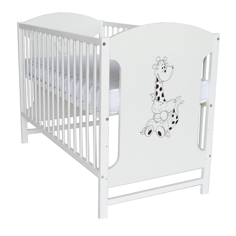 Casa si Gradina - Mobilier - Mobilier copii - Patuturi copii - Patut pentru bebelusi, 120×60 cm, Paula + Saltea Cocos - Infinity.ro