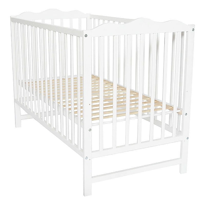 Casa si Gradina - Mobilier - Mobilier copii - Patuturi copii - Patut pentru bebelusi, 120×60 cm, Laura + Saltea Cocos - Infinity.ro