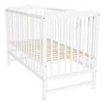 Casa si Gradina - Mobilier - Mobilier copii - Patuturi copii - Patut pentru bebelusi din lemn masiv, 120×60 cm, Laura - Infinity.ro