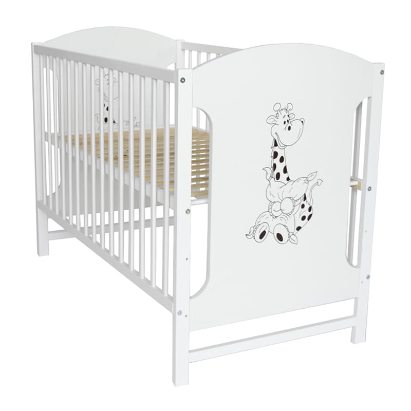 Casa si Gradina - Mobilier - Mobilier copii - Patuturi copii - Patut pentru bebelusi, 120×60 cm, Paula + Saltea Cocos - Infinity.ro