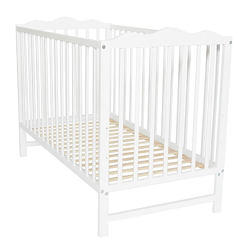 Casa si Gradina - Mobilier - Mobilier copii - Patuturi copii - Patut pentru bebelusi din lemn masiv, 120×60 cm, Laura - Infinity.ro