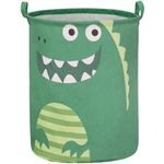 Casa si Gradina - Mobilier - Mobilier copii - Mobilier camera copiilor - Cos Pliabil Pentru Jucarii, Rufe, Bumbac Canvas, Impermeabil, SIPO, 35x42 cm, Bumbac, 43l, Dino - Infinity.ro