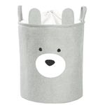 Casa si Gradina - Mobilier - Mobilier copii - Mobilier camera copiilor - Cos Pliabil Pentru Depozitare Jucarii cu Snur pentru Inchidere, PREMIUM XL, 63 l, Impermeabil, SIPO, Ursulet - Infinity.ro