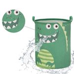 Casa si Gradina - Mobilier - Mobilier copii - Mobilier camera copiilor - Cos Pliabil Pentru Jucarii, Rufe, Bumbac Canvas, Impermeabil, SIPO, 35x42 cm, Bumbac, 43l, Dino - Infinity.ro