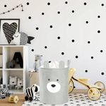 Casa si Gradina - Mobilier - Mobilier copii - Mobilier camera copiilor - Cos Pliabil Pentru Depozitare Jucarii cu Snur pentru Inchidere, PREMIUM XL, 63 l, Impermeabil, SIPO, Ursulet - Infinity.ro