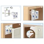Casa si Gradina - Mobilier - Mobilier copii - Sisteme de siguranta - Set 4 protectii magnetice pentru usi de dulapuri si sertare, SIPO Baby Safety - Infinity.ro