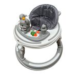 Jucarii, Copii si Bebe - Carucioare si articole de transport - Premergatoare - Premergator, Go Kart,3 in1, roti din silicon, muzical, cu salteluta si control parental, +6 luni, gri - Infinity.ro