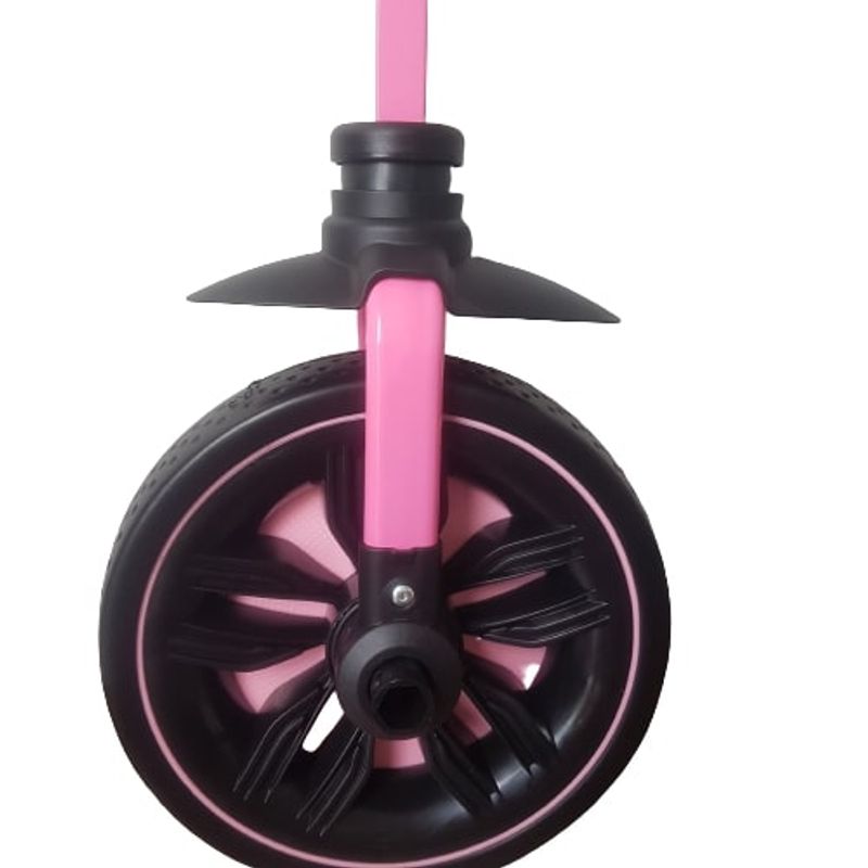 Sport si Outdoor/Ciclism/Biciclete pentru copii - Bicicleta Go Kart Day ,roti 10 inch ,cu pedale, pentru copii 2-3 ani , cu roti ajutatoare, pliabila,culoare roz - Infinity.ro