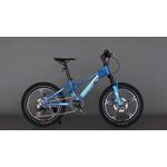 Sport si Outdoor - Ciclism - Biciclete pentru copii - Bicicleta Go Kart 20inch geanta 3 spite , frana disc, 7 viteze,pentru copii cu varsta 6-10 ani,culoare albastru - Infinity.ro